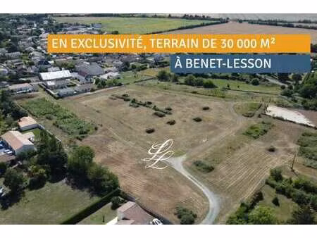vente terrain à lesson (85490) : à vendre / 30117m² lesson