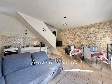 à vendre maison de village 62 m² avec garage saint-gervasy (30320)