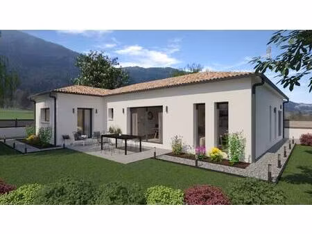 terrain avec maison neuve à vendre