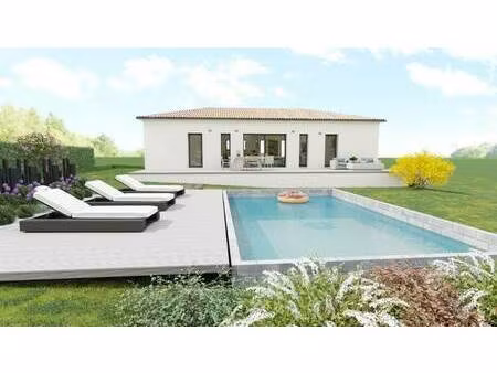 terrain avec maison neuve à vendre