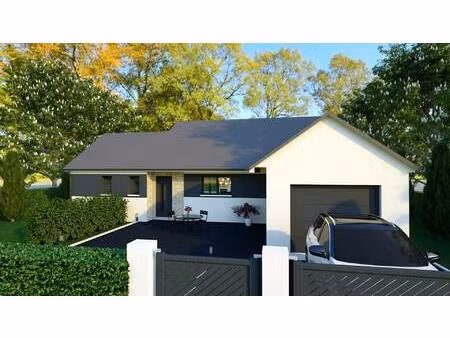 terrain avec maison neuve à vendre
