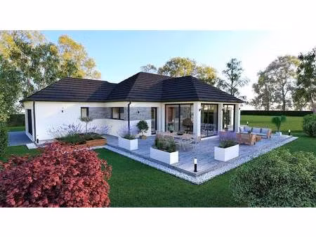 terrain avec maison neuve à vendre