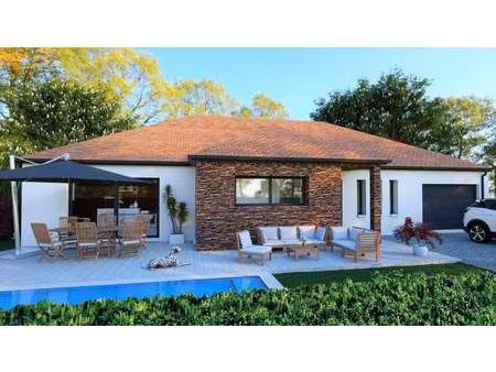 terrain avec maison neuve à vendre