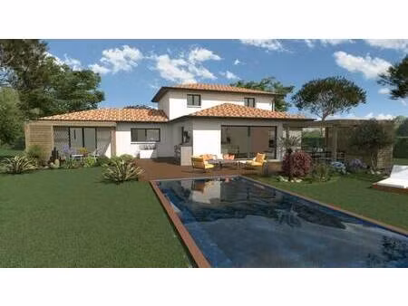 terrain avec maison neuve à vendre