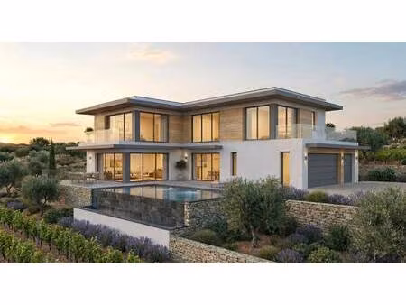 terrain avec maison neuve à vendre