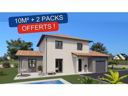 terrain avec maison neuve à vendre