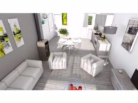 terrain avec maison neuve à vendre