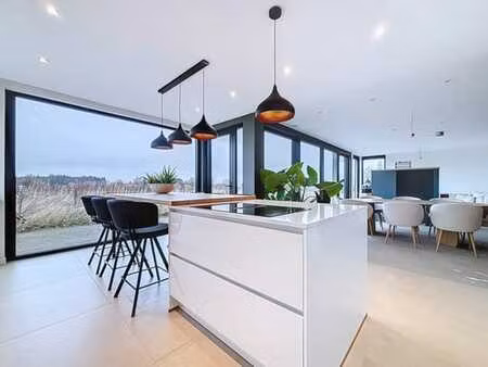 nouvelle construction avec jardin et terrasse