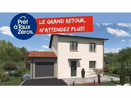 terrain avec maison neuve à vendre