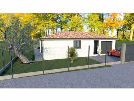 terrain avec maison neuve à vendre