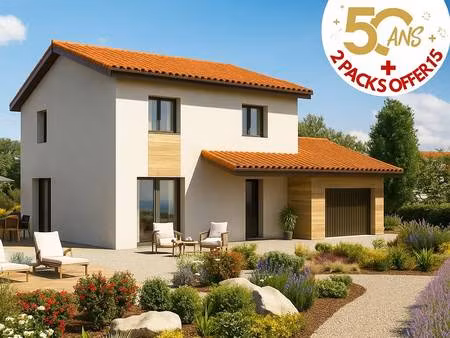 terrain avec maison neuve à vendre