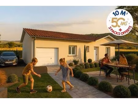 terrain avec maison neuve à vendre