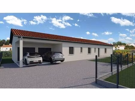 terrain avec maison neuve à vendre