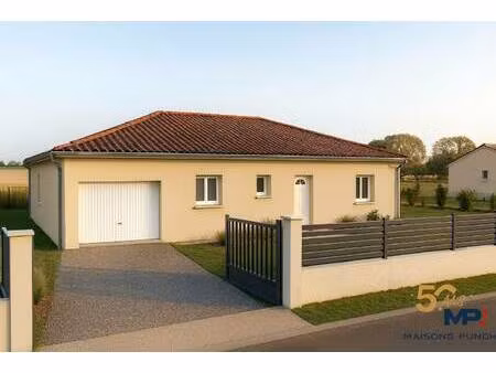 terrain avec maison neuve à vendre