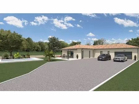 terrain avec maison neuve à vendre