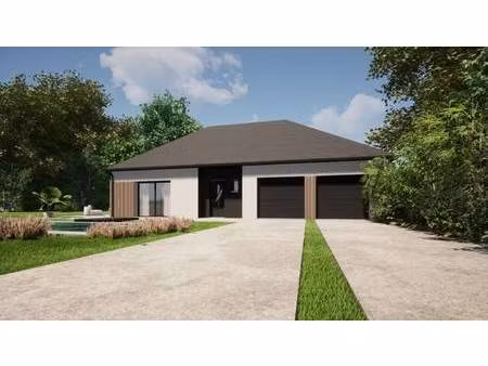 terrain avec maison neuve à vendre