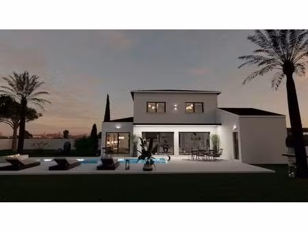 terrain avec maison neuve à vendre