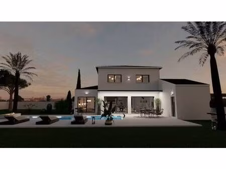 terrain avec maison neuve à vendre