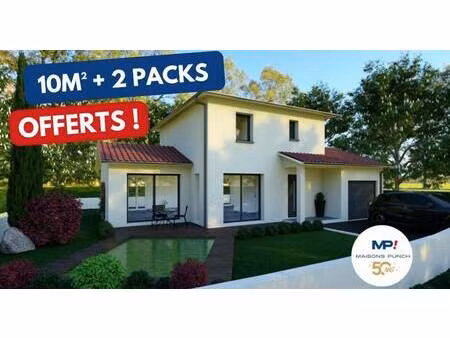 terrain avec maison neuve à vendre