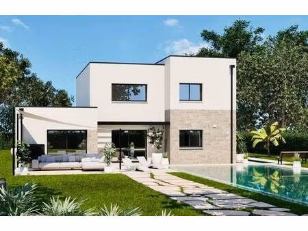 terrain avec maison neuve à vendre