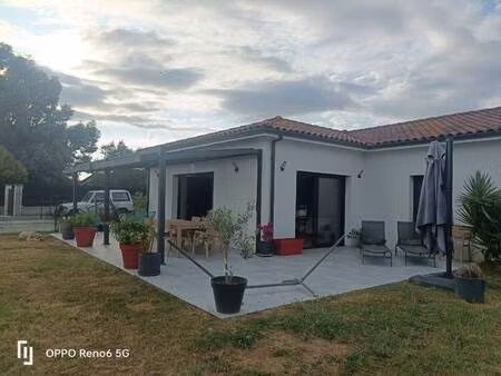 terrain avec maison neuve à vendre