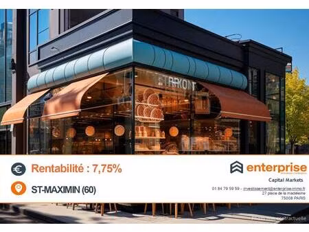 vente commerce 290 m² saint-maximin (60740)