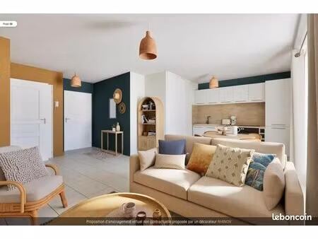 appartement 2 pièces 45 m²