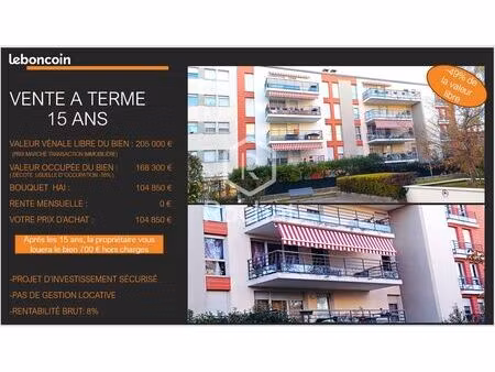 appartement en viager 3 pièces 60 m²