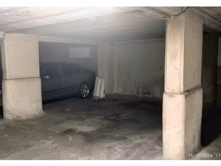 large place de parking en plein quartier biovès-casino  menton