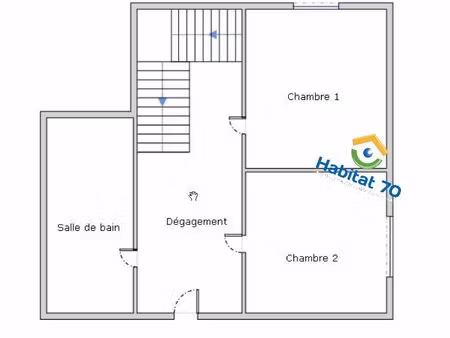 appartement 3 pièces 69 m²