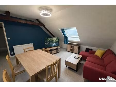 appartement t3 + bureau – 58 m² – bel-air-de-combrée – centre bourg