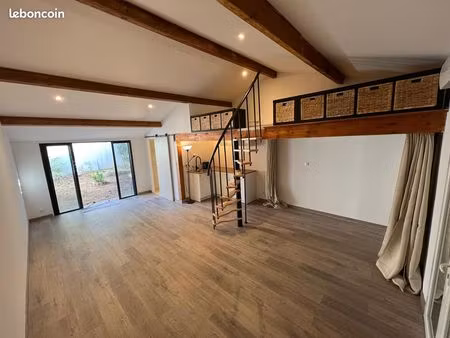 maison atypique style loft entièrement rénovée  jardin  parking