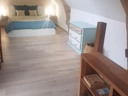 t1 duplex meublé 34 m² – bail mobilité – dépendance