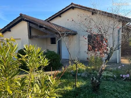 maison individuelle de plain pied 90m2 habitable terrain 517m2