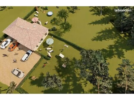 maison 70m2 avec 2 chambres et terrain 500m2 (dans centre du village de jouques). exclusiv