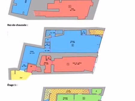 2 locaux commerciaux à vendre - 5 pièces - 109 7m2 - centre ville tarare