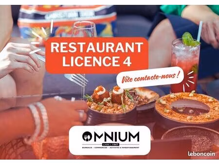 fonds de commerce restaurant 312 m²