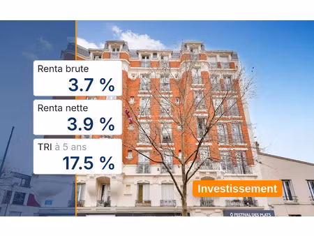 vente appartement 2 pièces 43 m² à asnieres-sur-seine (92600)  269 000 €