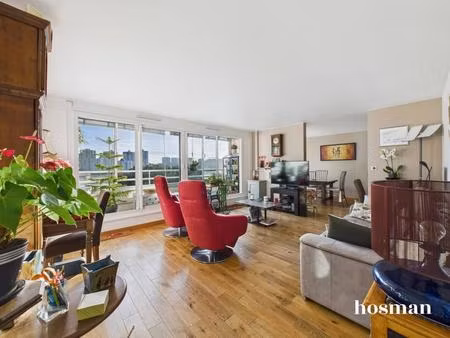 appartement lumineux de 5 pièces avec balcon - 96 m² - rue salvador allende  nanterre