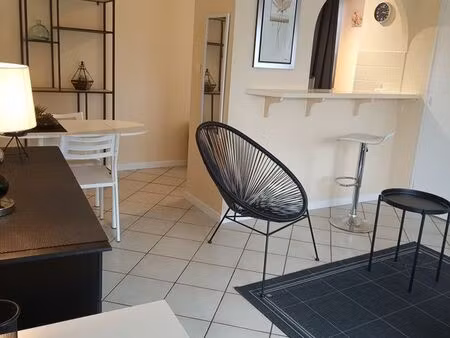 nogent-sur-seine - centre - studio plain pied avec jardin et parking