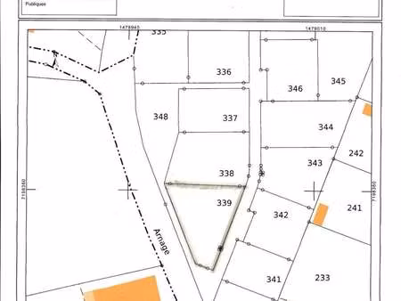 vente terrain à louplande (72210) : à vendre / 500m² louplande