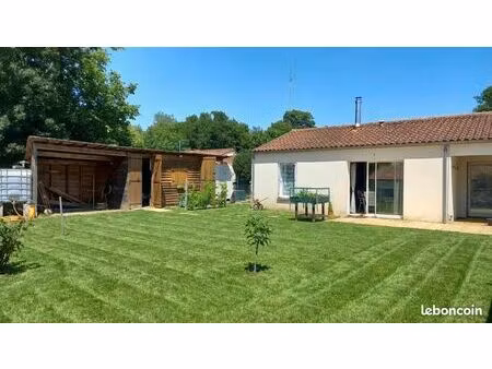 location 6 mois - maison individuelle 3 chambres – fressines (entre niort et la crèche)