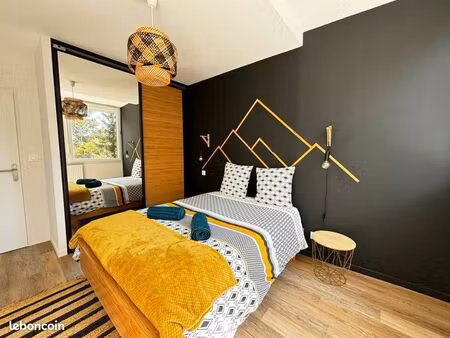 joli t2 rénové et meublé avec place de parking