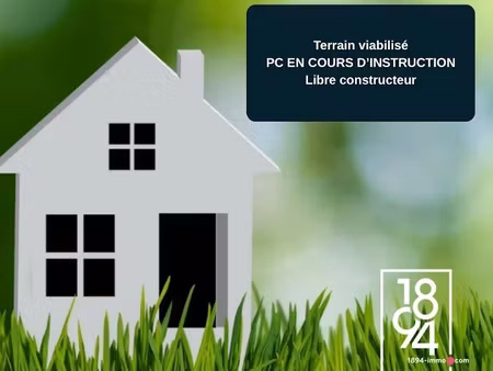 vente terrain 420 m² à plan-de-cuques (13380)  280 000 €