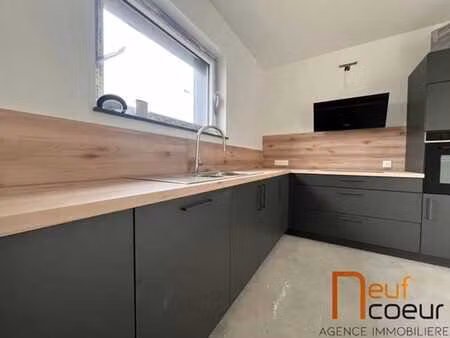 maison neuve 3ch. + jardin et garage