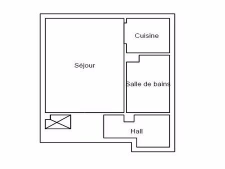 location meublée appartement 22.57 m² à cannes (06400)  652 €
