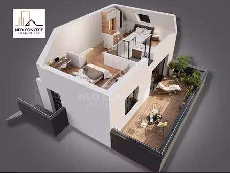 location duplex 3 pièces 65.43 m² à niederschaeffolsheim (67500)  927 €