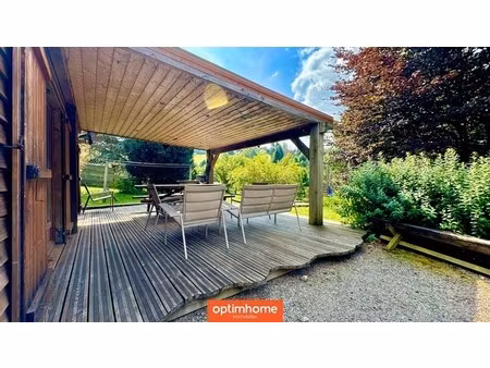 hautes vosges – domaine avec 2 chalets meublés  étang privé  activité locative en place - 