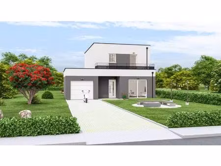 terrain avec maison neuve à vendre