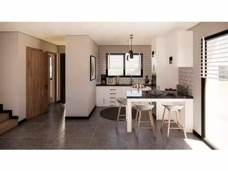 terrain avec maison neuve à vendre